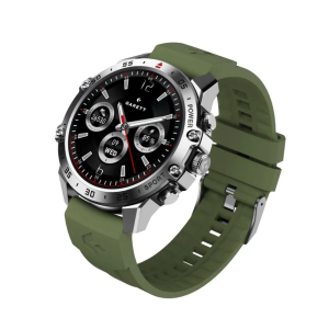 Garett Atom Smartwatch με Μεταλλικό Λουράκι – Πράσινο/Ασημί