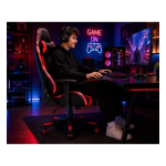 XL Gaming Καρέκλα Racing με RGB LED Φωτισμό – Μαύρο/Κόκκινο - Image 5