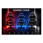 XL Gaming Καρέκλα Racing με RGB LED Φωτισμό – Μαύρο/Κόκκινο - Image 2
