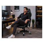 XL Gaming Καρέκλα Εργονομική με Μαξιλάρια & Ανακλινόμενη Πλάτη – Κόκκινο - Image 3