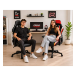 XL Gaming Καρέκλα Εργονομική Racing με Μαξιλάρια – Μαύρο - Image 4