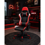 XL Gaming Καρέκλα Εργονομική Racing με Μαξιλάρια – Μαύρο / Κόκκινο - Image 6