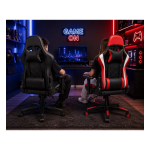 XL Gaming Καρέκλα Εργονομική Racing με Μαξιλάρια – Μαύρο - Image 5