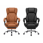 XL Εργονομική Διευθυντική Καρέκλα Γραφείου – Μαύρη - Image 3