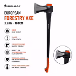 BIGLEAF European Forestry Axe 3.2kg – 104cm - Image 2